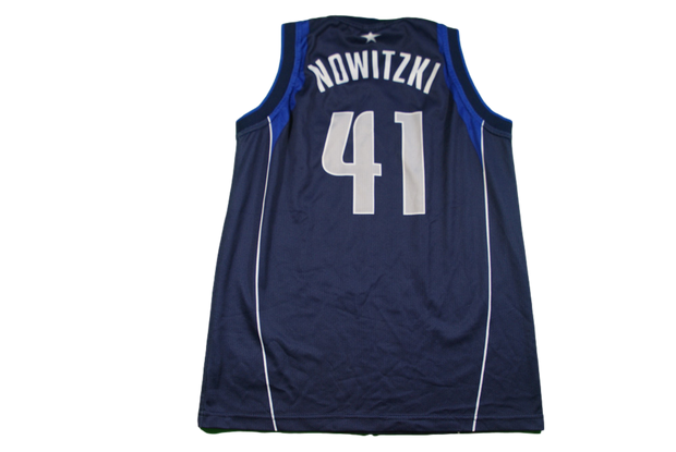 Maillot NBA rétro Mavericks Dallas #41 Nowitzki