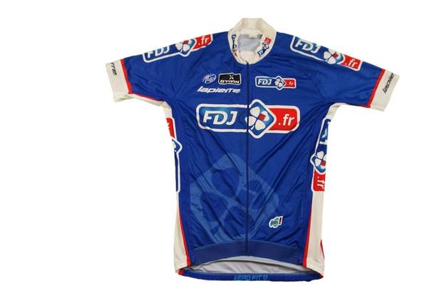 Maillot vélo rétro b'Twin FDJ UCI