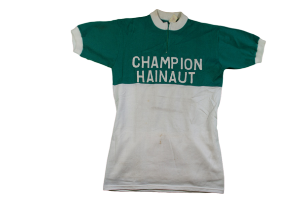 Maillot vélo rétro Champion Hainaut