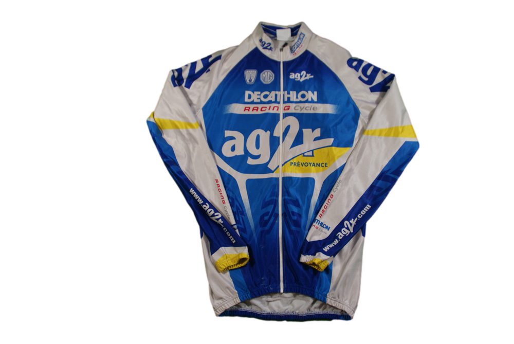 Veste vélo vintage AG2R Decathlon