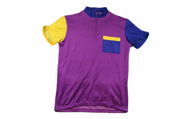 Maillot cyclisme vintage violet