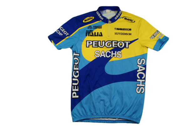 Maillot vélo rétro Adidas Peugeot