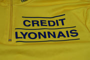 Maillot jaune vélo rétro Tour de France 1999 Nike Crédit Lyonnais