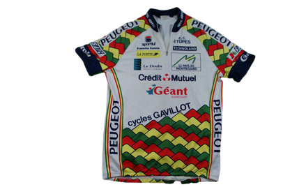 Maillot vélo vintage Géant Sportful Crédit Mutuel