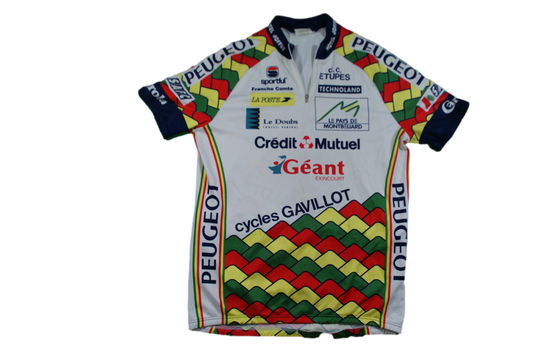 Maillot vélo vintage Géant Sportful Crédit Mutuel