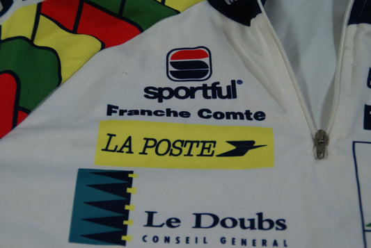 Maillot vélo vintage Géant Sportful Crédit Mutuel