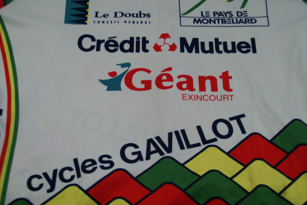 Maillot vélo vintage Géant Sportful Crédit Mutuel