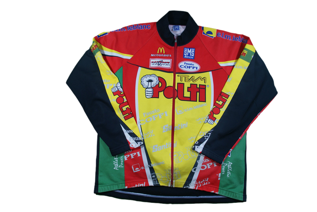 Veste vélo vintage Polti Colpack santini