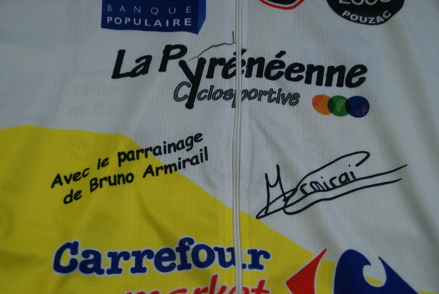 Maillot vélo rétro Banque populaire Sport 2000