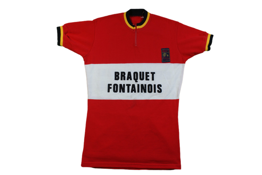 Maillot vélo vintage Braquet Fontainois