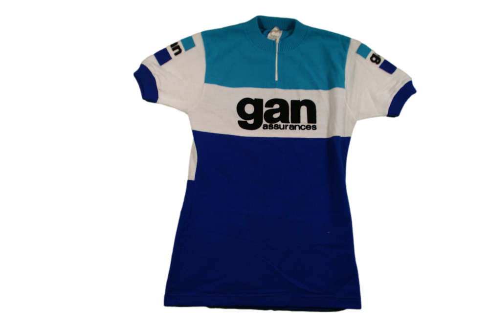 Maillot vélo vintage Gan Tricots du rocher