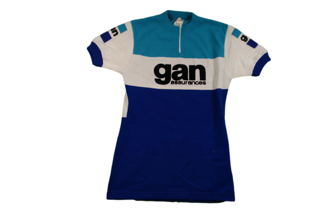 Maillot vélo vintage Gan Tricots du rocher