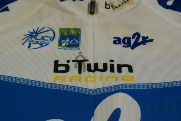 Maillot cyclisme vintage AG2R UCI b'Twin Decathlon