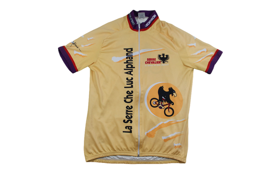 Maillot cyclisme vintage Luc Alphan Serre Chevalier