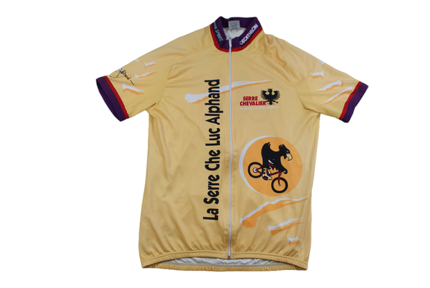 Maillot cyclisme vintage Luc Alphan Serre Chevalier