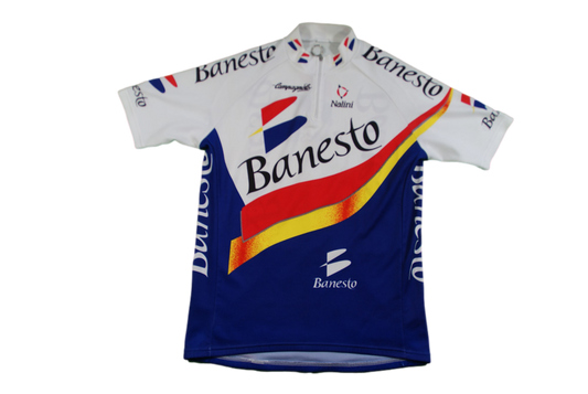 Maillot cyclisme vintage Banesto Campagnolo Nalini