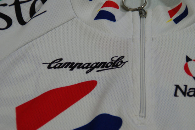 MAILLOT DE CYCLISME BANESTO (e)-CAMPAGNOLO 1998-1999 - Maillots de cyclisme Ton Merckx - Tour à travers le monde des maillots de cyclisme MAILLOT DE CYCLISME BANESTO (e)-CAMPAGNOLO 1998-1999 - Maillots de cyclisme Ton Merckx - Tour à travers le monde des maillots de cyclisme