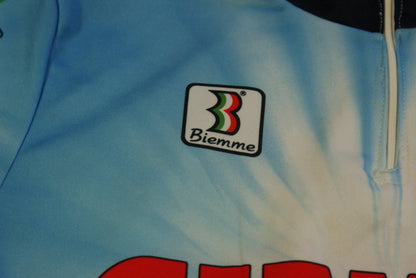 Maillot cyclisme vintage Gewiss Bianchi Biemme