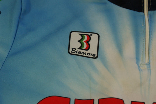 Maillot cyclisme vintage Gewiss Bianchi Biemme