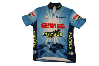 Maillot vélo rétro Gewiss Bianchi Biemme Playbus