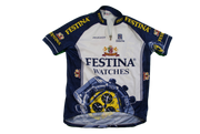 Maillot vélo rétro Festina Sibille Peugeot