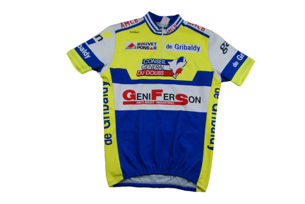 Maillot cyclisme vintage Geniferson Servary Doubs