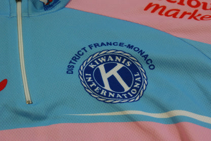 Maillot vélo vintage Noret Super U Enedis Skoda