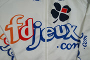 Veste vélo vintage FDJ Française des jeux Nalini Lapierre