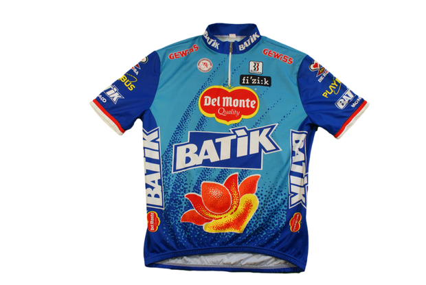 Maillot vélo rétro Biemme Del Monte Batik