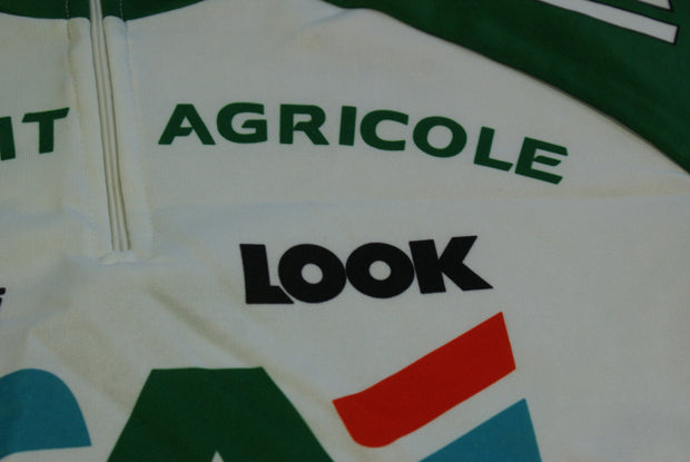 Maillot cyclisme vintage Crédit Agricole Look Nalini