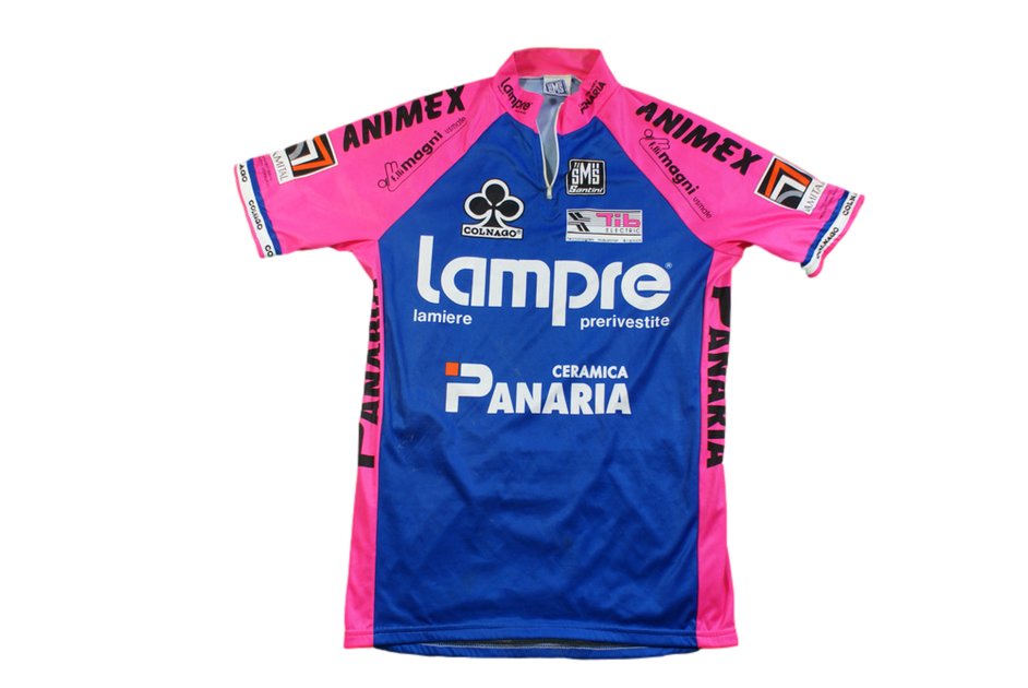 Maillot vélo rétro Lampe Colnago Santini - Vêtements