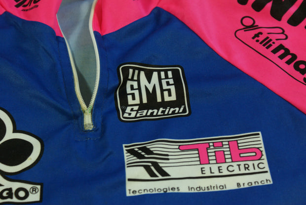 Maillot cyclisme vintage Lampre Colnago Santini