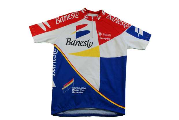 Maillot vélo rétro Banesto Nalini Campagnolo