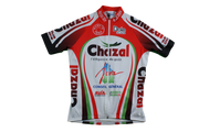 Maillot vélo rétro MS Tina Chazal Made in Jura Avia Dole