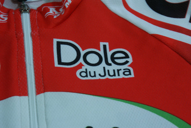 Maillot vélo rétro MS Tina Chazal Made in Jura Avia Dole