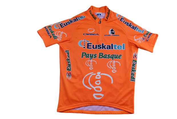 Maillot cyclisme vintage Etxe-Ondo Euskaltel Orbea Pays Basque