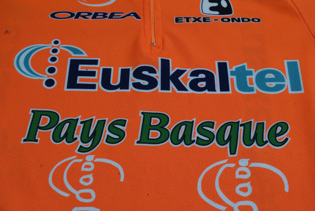 Maillot cyclisme vintage Etxe-Ondo Euskaltel Orbea Pays Basque