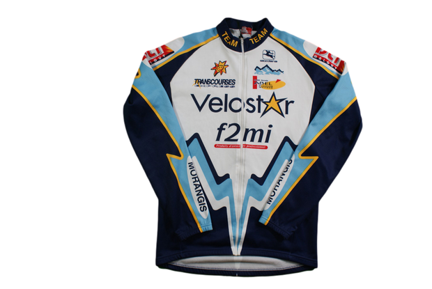 Maillot vélo rétro Giordana Transcourses express Velostar