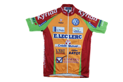 Maillot vélo rétro Nalini E.Leclerc Crédit Mutuel Kyriad