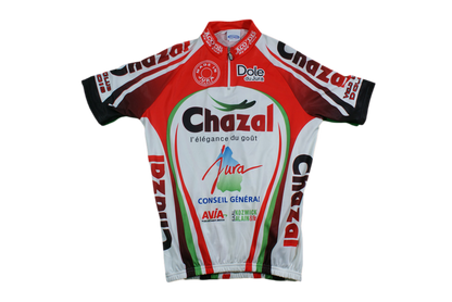 Maillot vélo rétro MS Tina Dole Avia Chazal Made in Jura
