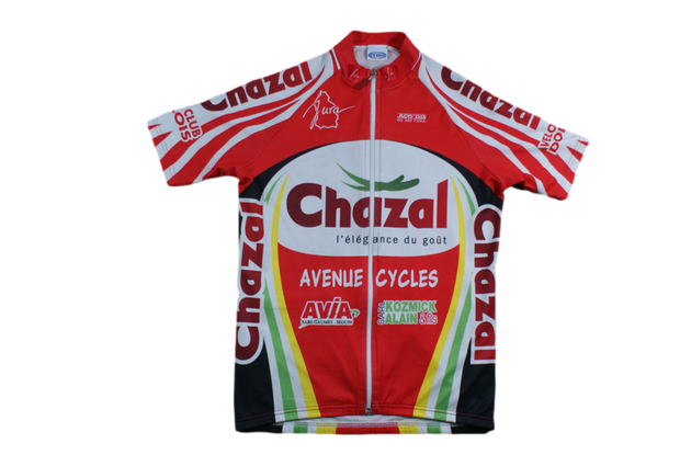 Maillot vélo rétro MS Tina Avia Jura Chazal