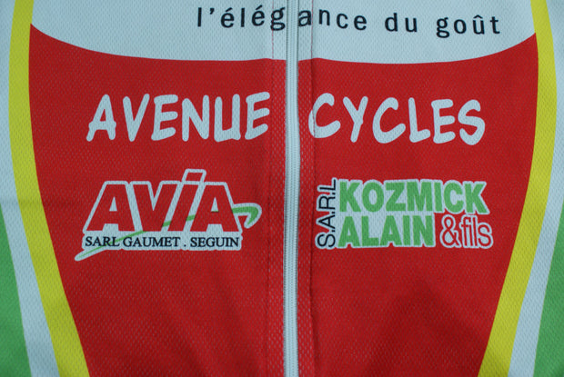 Maillot vélo rétro MS Tina Avia Jura Chazal