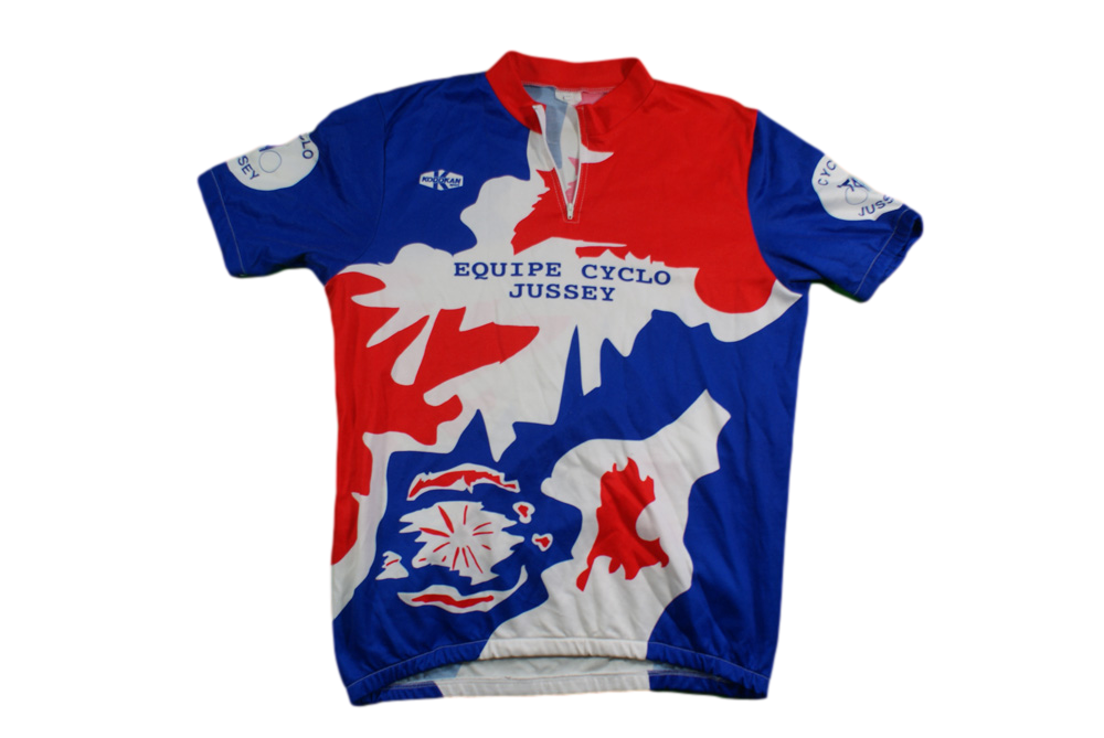 Maillot cycliste USP Briot Gan capitalisation kodokan 80'S Vintage - 2 / 3
