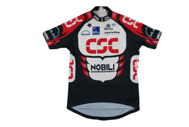 Maillot cyclisme vintage Skoda Descente CSC The Sport Nuggets