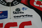 Maillot cyclisme vintage Skoda Descente CSC