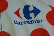 Maillot à pois vélo vintage Le coq sportif Carrefour Tour de France 2018