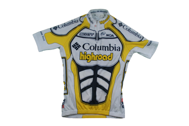 Maillot cyclisme rétro Moa Colombia Scott