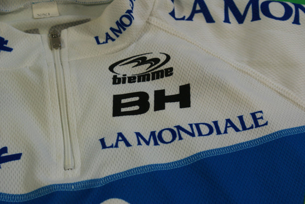 Maillot vélo vintage Biemme AG2R la Mondiale BH UCI