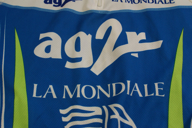 Maillot vélo vintage Biemme AG2R la Mondiale BH UCI