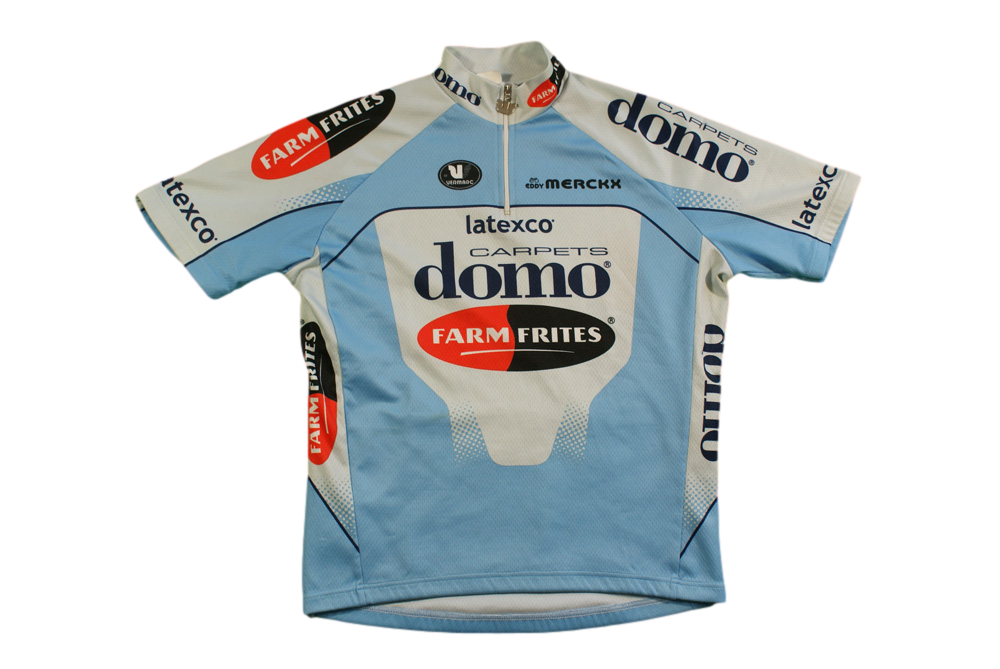 Maillot cyclisme vintage Vermarc Merckx Latexco Farm Frites
